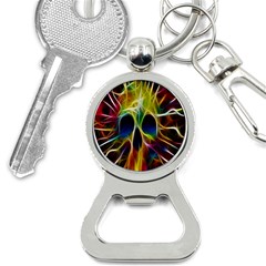 Skulls Multicolor Fractalius Colors Colorful Button Necklaces by Sapixe