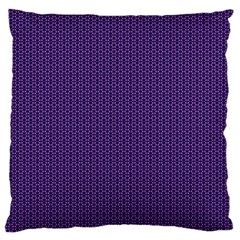 Cosmic Flowers Tiles Large Flano Cushion Case (one Side) by jumpercat