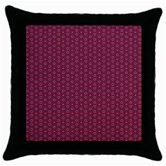 Ethnic Delicate Tiles Throw Pillow Case (black) by jumpercat