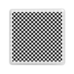 Checker Black And White Memory Card Reader (square)  by jumpercat