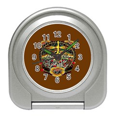 Tattoo Art Print Traditional Artwork Lighthouse Wave Travel Alarm Clocks by Sapixe