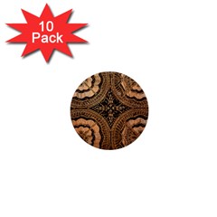 The Art Of Batik Printing 1  Mini Buttons (10 Pack)  by Sapixe