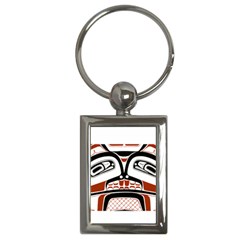 Traditional Northwest Coast Native Art Key Chains (rectangle)  by Sapixe