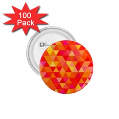 Triangle Tile Mosaic Pattern 1 75  Buttons (100 Pack)  by Sapixe