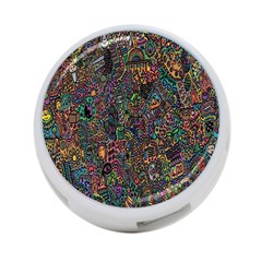 Trees Internet Multicolor Psychedelic Reddit Detailed Colors 4-port Usb Hub (one Side) by Sapixe