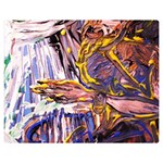 Dscf1627 - old harpist Double Sided Flano Blanket (Medium)  60 x50  Blanket Front