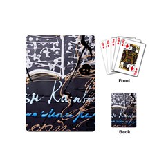 Dscf1638 - Written Poems Playing Cards (mini)  by bestdesignintheworld