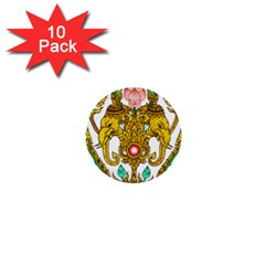 Traditional Thai Style Painting 1  Mini Buttons (10 Pack)  by Sapixe