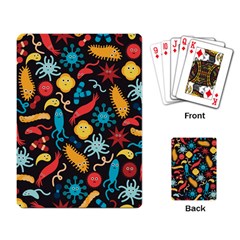 Virus Pattern Playing Card by Sapixe