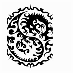 Ying Yang Tattoo Small Garden Flag (two Sides) by Sapixe