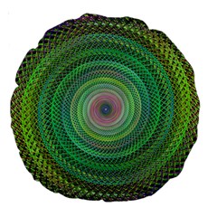 Wire Woven Vector Graphic Large 18  Premium Round Cushions by Sapixe