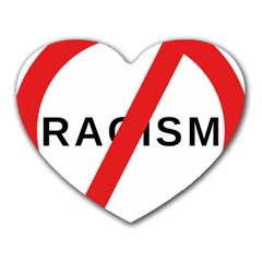 No Racism Heart Mousepads by demongstore