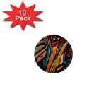 Vivid Colours 1  Mini Buttons (10 pack)  Front