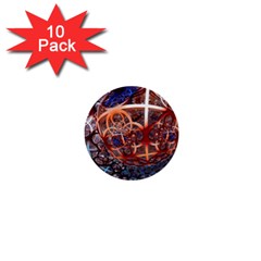 Complexity Chaos Structure 1  Mini Buttons (10 Pack)  by Sapixe