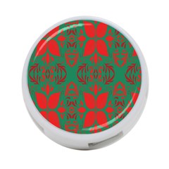 Christmas Background 4-port Usb Hub (two Sides)  by Sapixe