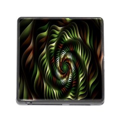 Fractal Christmas Colors Christmas Memory Card Reader (square) by Sapixe