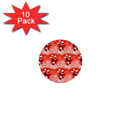 Seamless Repeat Repeating Pattern 1  Mini Buttons (10 Pack)  by Sapixe