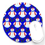 Seamless Repeat Repeating Pattern Round Mousepads Front
