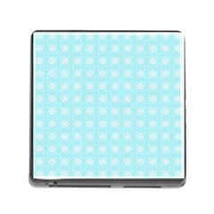 Snowflakes Paper Christmas Paper Memory Card Reader (square) by Sapixe