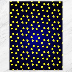 Star Christmas Red Yellow Canvas 18  X 24   by Sapixe