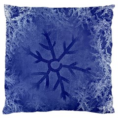 Winter Hardest Frost Cold Standard Flano Cushion Case (one Side) by Sapixe