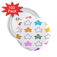 Stars Set Up Element Disjunct Image 2 25  Buttons (100 Pack)  by Sapixe