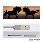 Horses Sunset Photoshop Graphics Memory Card Reader (Stick)  Front