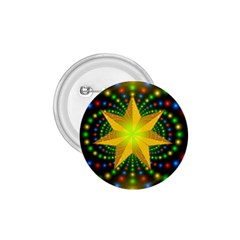 Christmas Star Fractal Symmetry 1 75  Buttons by Sapixe