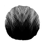 Feather Graphic Design Background Standard 15  Premium Round Cushions Front