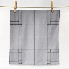 Abstract Architecture Contemporary Face Towel by Sapixe