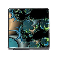 Fractal Art Artwork Digital Art Memory Card Reader (square) by Sapixe