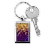 Fractal Rendering Background Key Chains (Rectangle)  Front