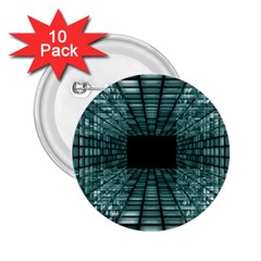 Abstract Perspective Background 2 25  Buttons (10 Pack)  by Sapixe