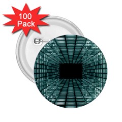 Abstract Perspective Background 2 25  Buttons (100 Pack)  by Sapixe