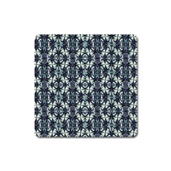 Intersecting Geometric Design Square Magnet by dflcprints