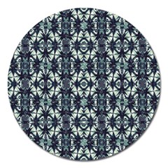 Intersecting Geometric Design Magnet 5  (round) by dflcprints