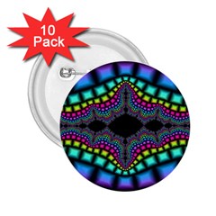 Fractal Art Artwork Digital Art 2 25  Buttons (10 Pack)  by Sapixe