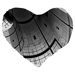 Graphic Design Background Large 19  Premium Flano Heart Shape Cushions by Sapixe