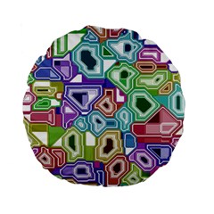 Board Interfaces Digital Global Standard 15  Premium Flano Round Cushions by Sapixe