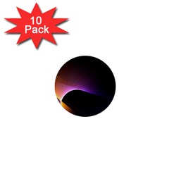 Star Graphic Rays Movement Pattern 1  Mini Buttons (10 Pack)  by Sapixe