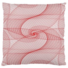 Red Pattern Abstract Background Large Cushion Case (one Side) by Sapixe