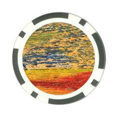 The Framework Drawing Color Texture Poker Chip Card Guard by Sapixe
