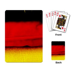 Colors And Fabrics 7 Playing Card by bestdesignintheworld