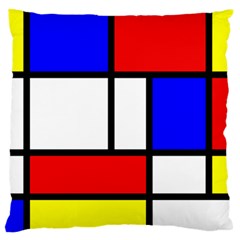 Piet Mondrian Mondriaan Style Standard Flano Cushion Case (one Side) by yoursparklingshop