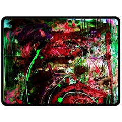 Bloody Coffee 2 Fleece Blanket (large)  by bestdesignintheworld