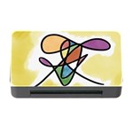 Abstract Art Colorful Memory Card Reader with CF Front