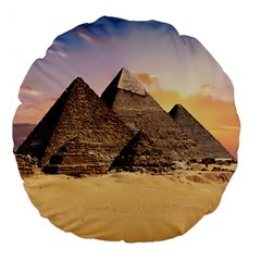 Ancient Archeology Architecture Large 18  Premium Round Cushions by Modern2018