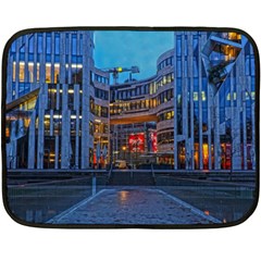 Architecture Modern Building Double Sided Fleece Blanket (mini)  by Simbadda