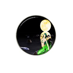 Sexy Mermaid In The Moonlight Hat Clip Ball Marker (10 Pack) by StarvingArtisan