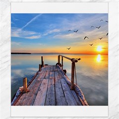 Sunset Lake Beautiful Nature Canvas 8  X 10  by Modern2018